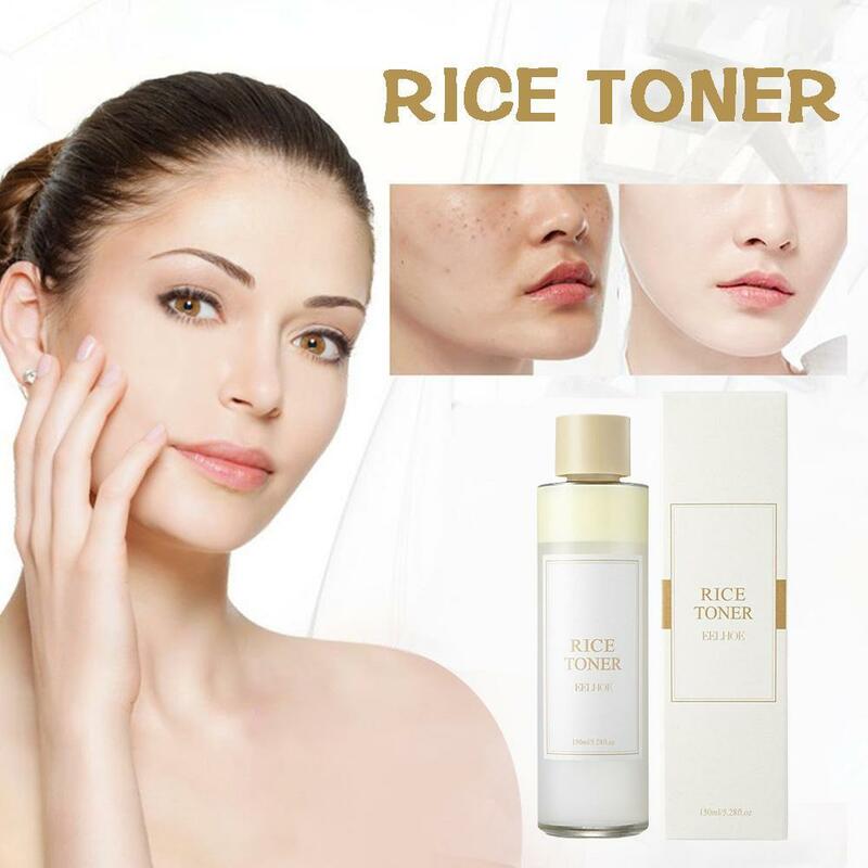 Natural Rice Beauty Toner, cuidado coreano, hidratação profunda, brilho facial, essência impulsionadora, cuidados com a pele, 150ml