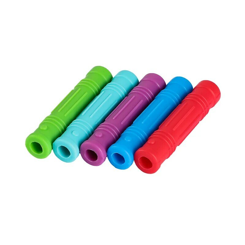 1Pcs Chewable Pencil Topper Bite Silicone Teether Pencil Cap Sensory Toy For Kids Children Autism ADHD Chewlery Molar Stick
