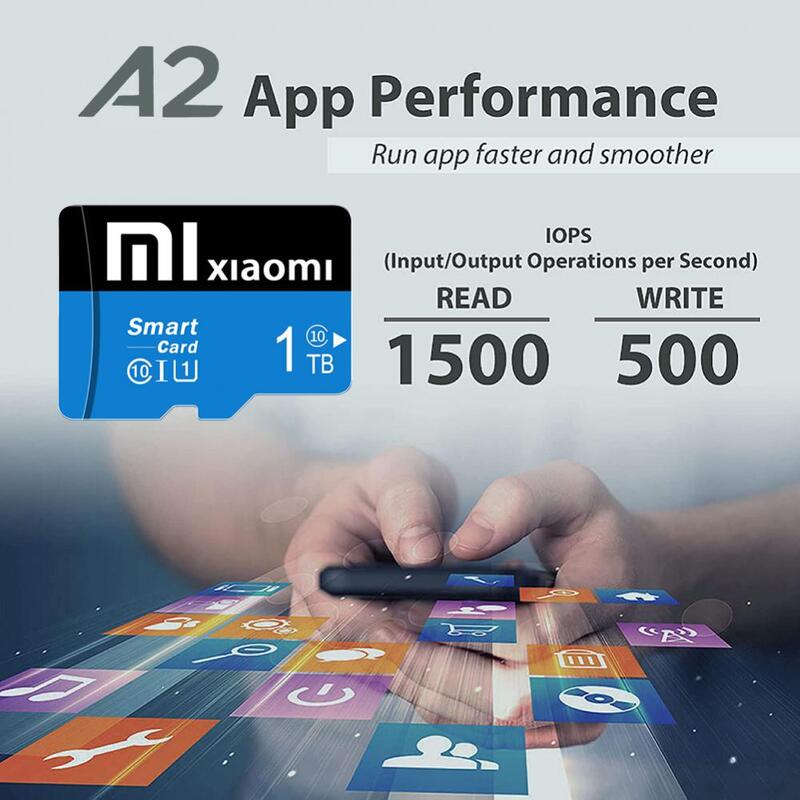 Karta pamięci MIJIA Xiaomi 1TB 256GB Micro TF SD Card Szybka karta pamięci Micro Flash 2TB 128GB 512GB Extreme Pro Flash Card