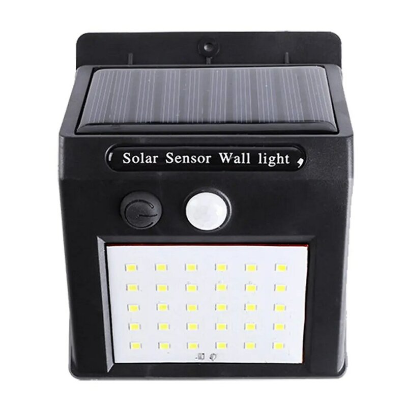 Impermeável Solar Power PIR Motion Sensor Luz, durável, prático, 30 LED, jardim, parede, ao ar livre, casa