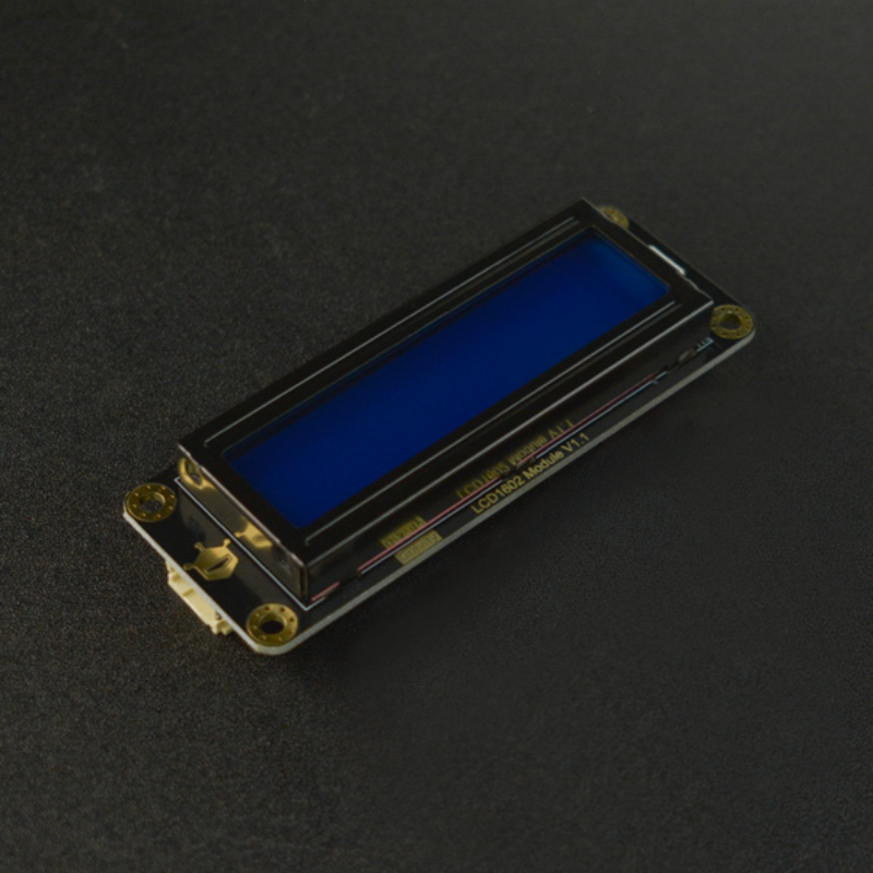 Schwerkraft: i2c lcd1602 blauer Hintergrund lcd Bildschirm kompatibel mit 3,3 V/5V einstellbarer Hintergrund beleuchtung