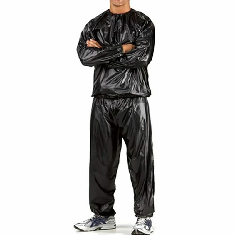Men Woman Sauna Suit Exercise Weight Loss Exercise Slimming Gym Fitness Workout Antirip Waterproof Sports Sweat Suits