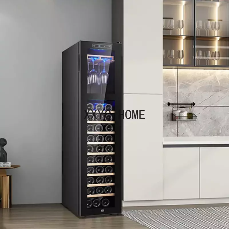 Narrow Wine Cabinet Living Room Corner Houses Home Cooler Mobile Wine Rack Refrigerator Armoire Restaurant Furniture