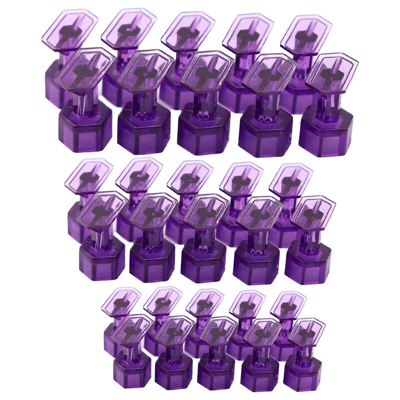 10 Pcs Purple Puller Tabs Paintless Dent Repair Tabs Glue Pulling Tabs Kit Puller Tabs Work With Dent Puller And Hot Melt Glue