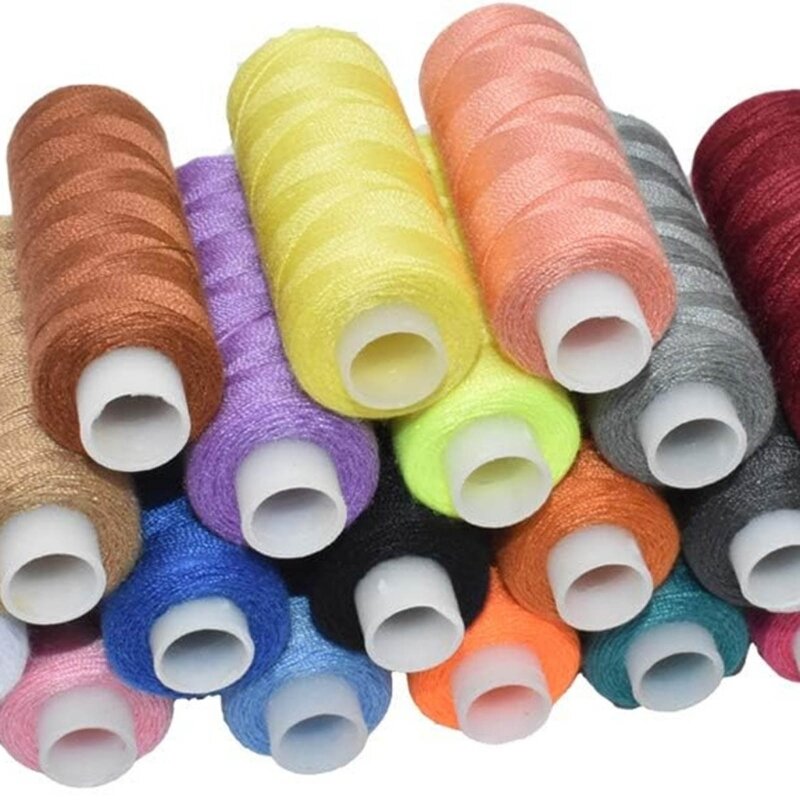 Fil à coudre coloré en Polyester, 30 pièces, fil à broder pour couture J60C