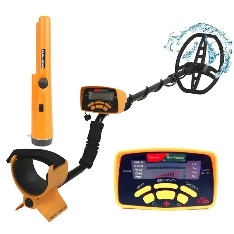 Md-6350 지상 탐색 탐지기, 금 금속 탐지기, 지하 원격 파인더, 야외 및 실내용 휴대 용이