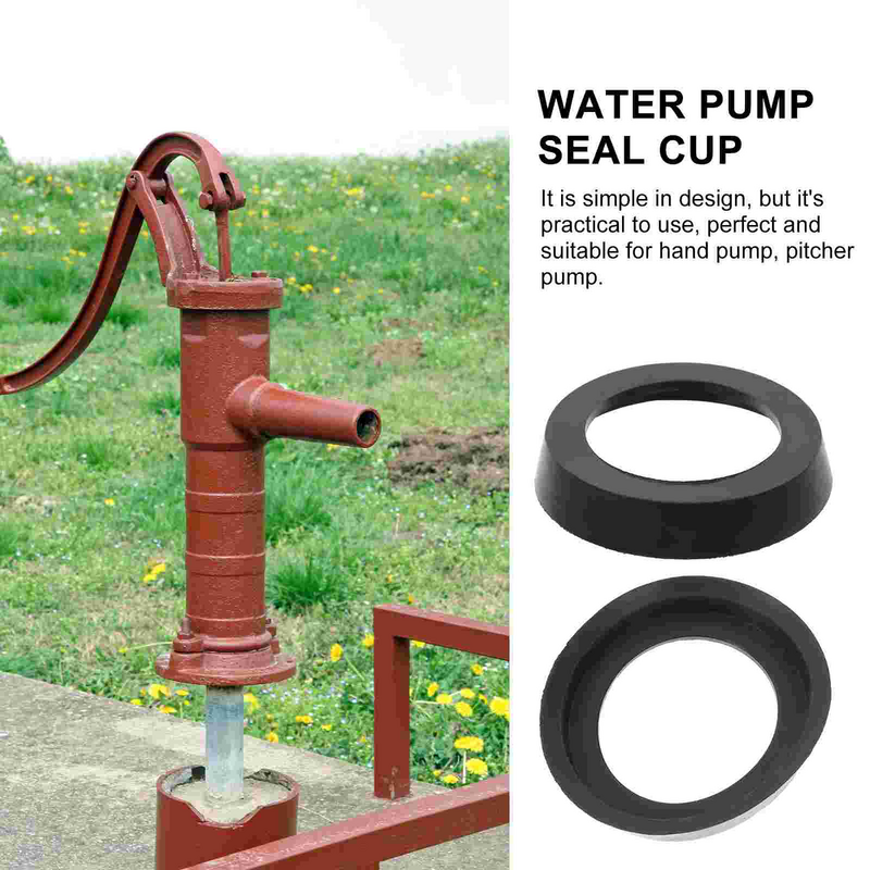 Borracha Hand Pump Cup para Pitcher Drive, Water Seal, High Pressure Acessórios, 6 pcs