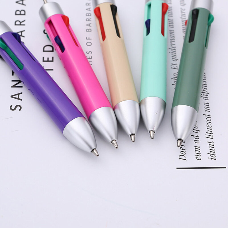 DIY 크리에이티브 비즈니스 리필 비즈 펜, 귀여운 구슬 볼펜, 퍼즐, 멀티 컬러 쥬얼리, 4 색