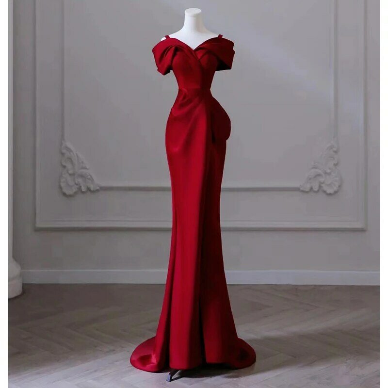 Женское роскошное вечернее платье, элегантное строгое платье знаменитости, роскошное платье для дня рождения, официальное платье 2023