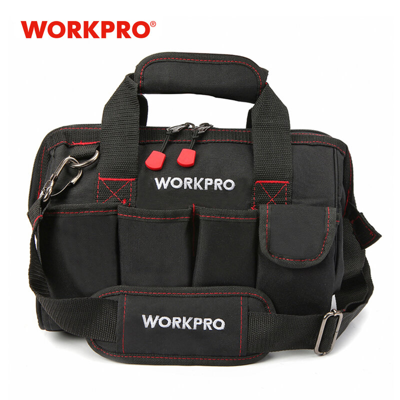 Workpro 12 "ツールバッグ600Dポリエステル防水旅行ハンドバッグ頑丈なバッグ