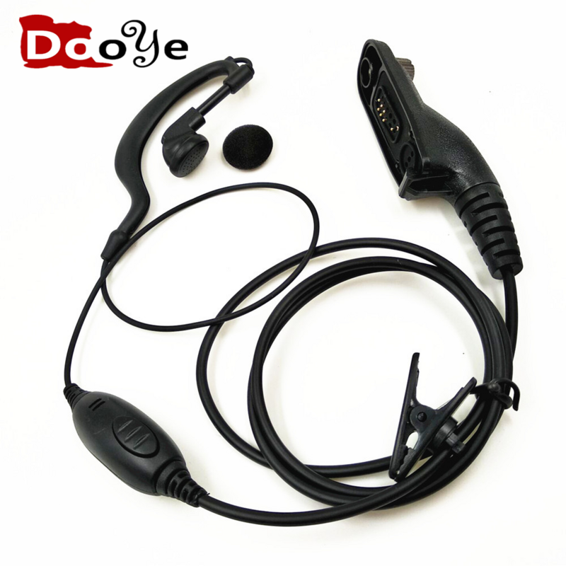 Ear mounted headphones for Motorola Xir P8268 P8668 APX6000 APX7000 APX2000 DP3400 DP3600 DP4400 DP4800 DGP6150 Walkie Talkie