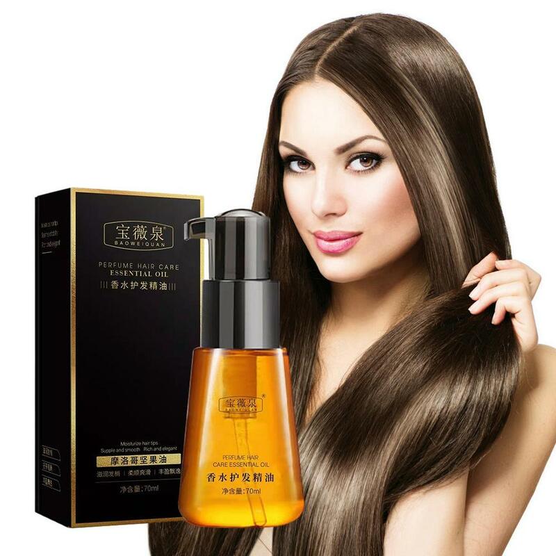 70ml Moroccan Hair Care Essential Oil Repairs Dry Hair Essential Oil Nourishing Smoothing and and Improves Shampoo Frizz Fr M9I1