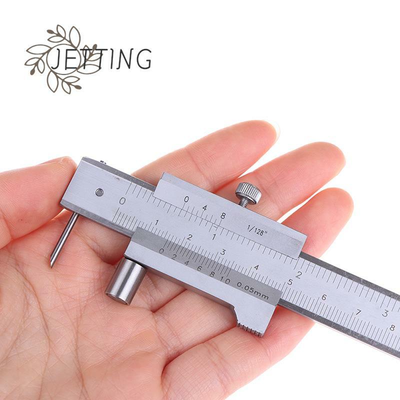 Calibrador Vernier de marcado, regla de medición precisa de 0-200mm, instrumento de medición