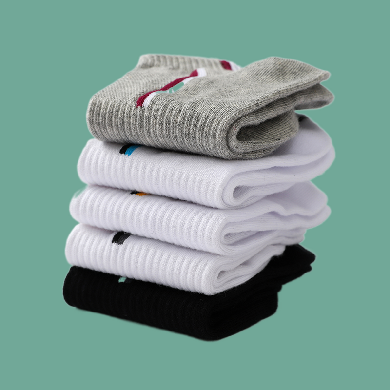 Calcetines tobilleros de algodón para hombre, medias deportivas informales de corte fino, color negro, alta calidad, 5 o 10 pares
