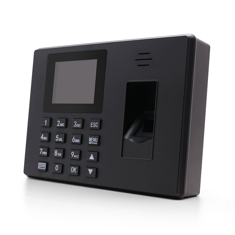 Lecteur d'empreinte biométrique 2.4 pouces, logiciel gratuit pour l'enregistrement au bureau en USB, horloge du système réel