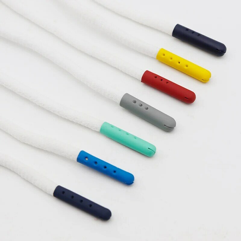 Weiou Lace Decorative Mouth Opened Tips 23*4.3MM Skin Feeling Painted Metal Aglets Strings Permium Accessory 4Pcs/lot Wholesale