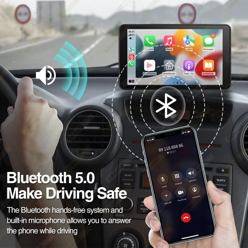 Universal 9 inch Car Radio Multimedia Video Player Wireless CarPlay Android Auto Touch Screen For VW Nissan Toyota Car Audio