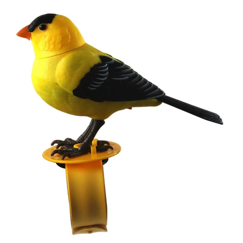 Lucu Sing elektronik burung mainan musik pendidikan pengontrol burung