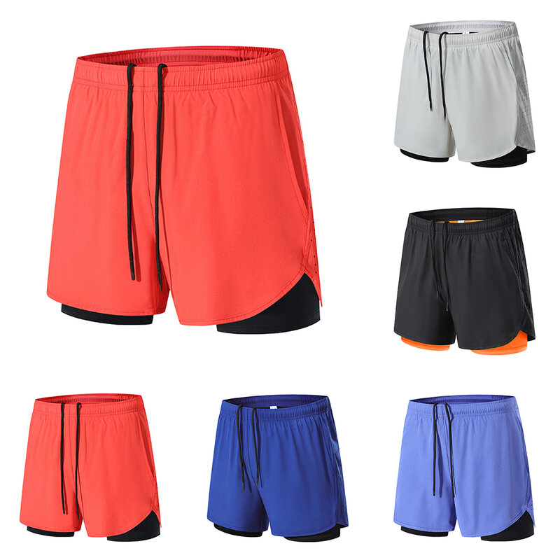 Pantalones cortos deportivos para hombre, Shorts deportivos, ligeros, sueltos, de entrenamiento Regular, transpirables, informales y cómodos