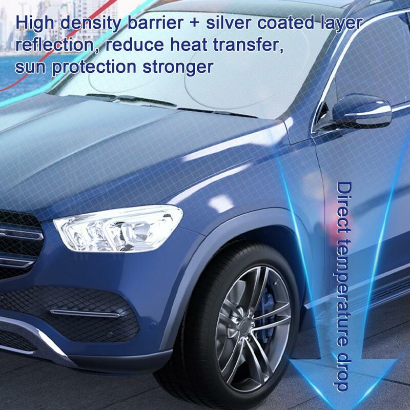 UV Protection Reusable Summer Car Windshield Cover Sun Shade Visor Protector Interior Accessories