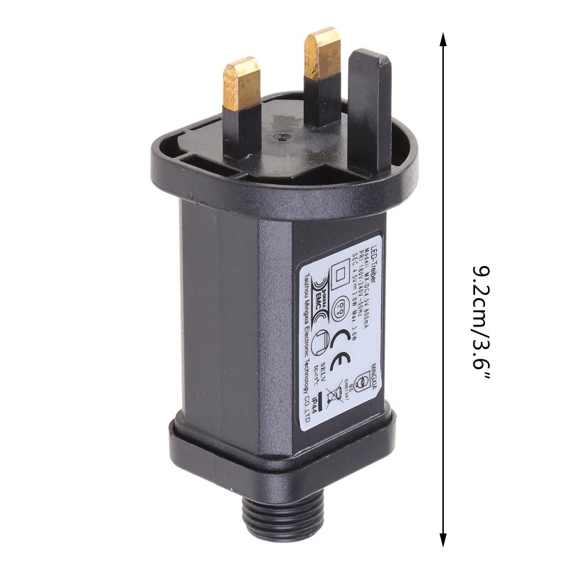 Universal EU US UK Plug AC to for DC 4.5V 800mA 2pin Power Supply Adapter for LED Lights Battery Eliminator and more Dev