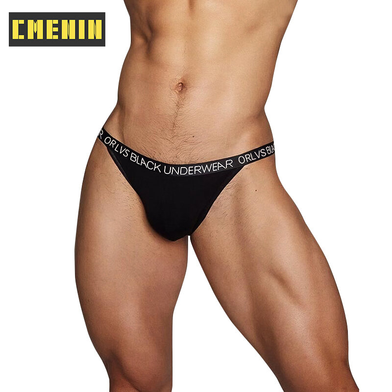 CMENIN-Cuecas de cintura baixa para homens, roupa interior sexy masculina, biquíni modal, cuecas gays, OR6102