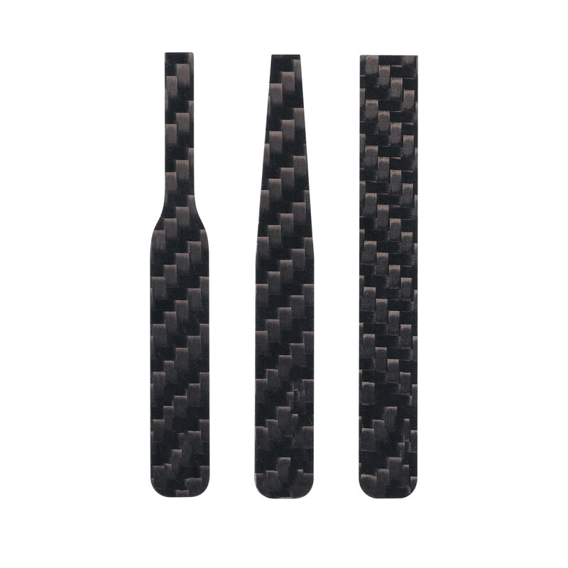 DSPIAE-Palo de lijado de fibra de carbono Lrregular, herramientas abrasivas, color negro, CFB-S01, CFB-S02, 3 unidades por juego