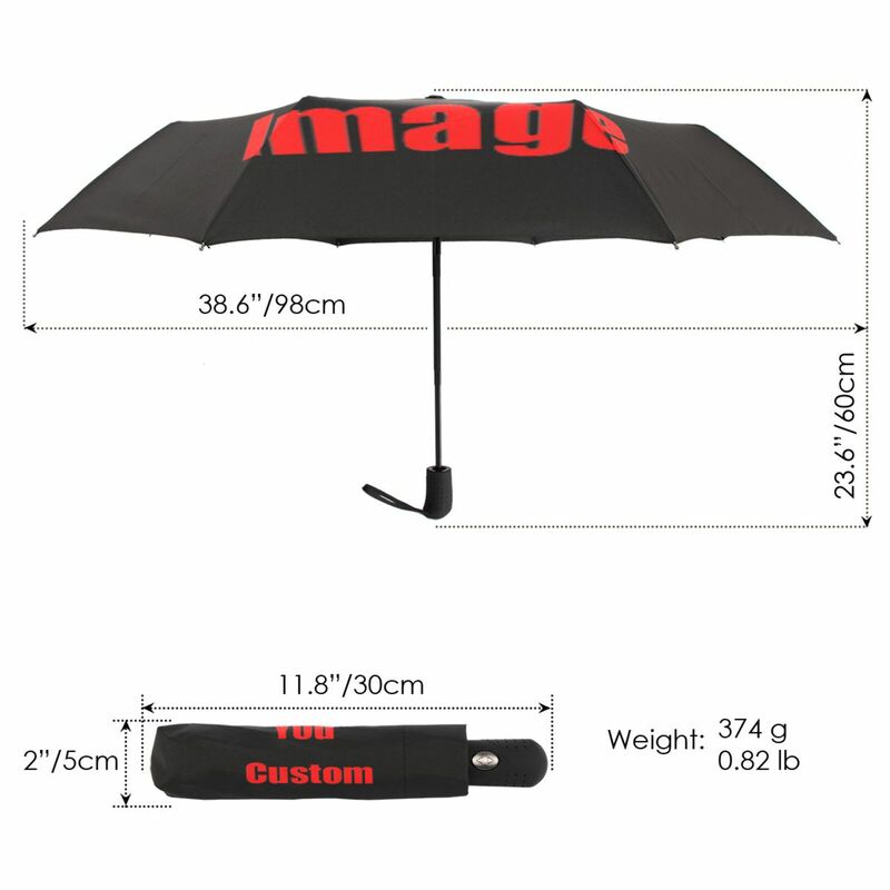 Guarda-chuva automático personalizado para mulheres, três guarda-chuvas dobráveis, guarda-sol à prova de vento, design personalizado, chuva, 50pcs