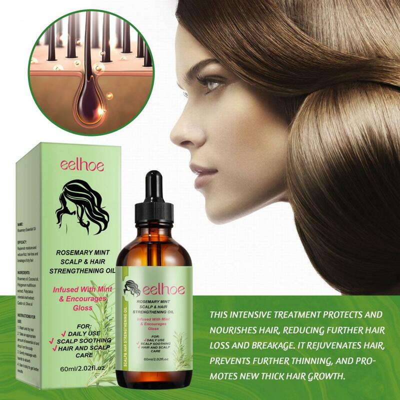 Rosemary Hair Essential Oil Rosemary Essential Oil for Hair Growth Scalp Nourishment Hair Loss Treatment Strengthen Hydrate