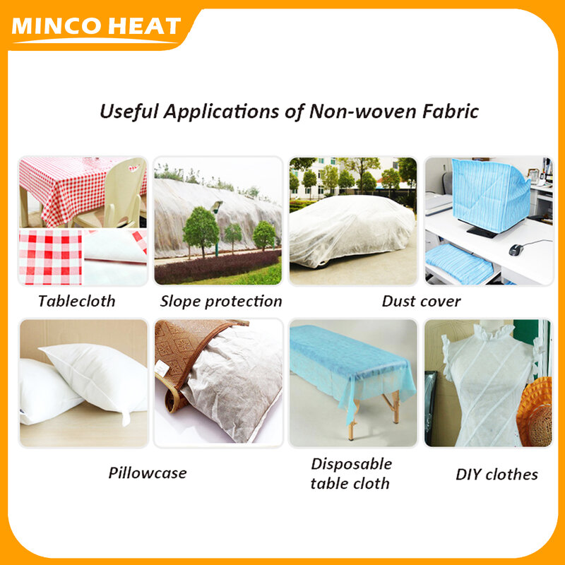 Minco Wärme 1m X 10m Nicht-woven Stoff Fußbodenheizung Film Warme Matte Zubehör für Infrarot Heizung film Feuchtigkeit-Beweis Prote
