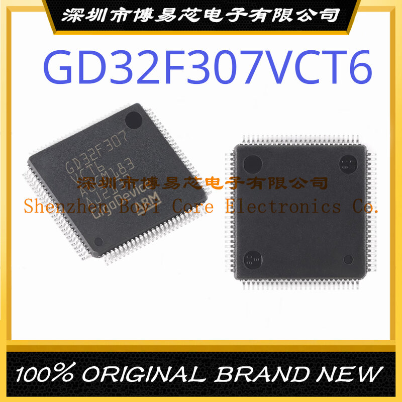 Único chip original do microcontrolador, novo, GD32F307VCT6, LQFP100, 1Pc