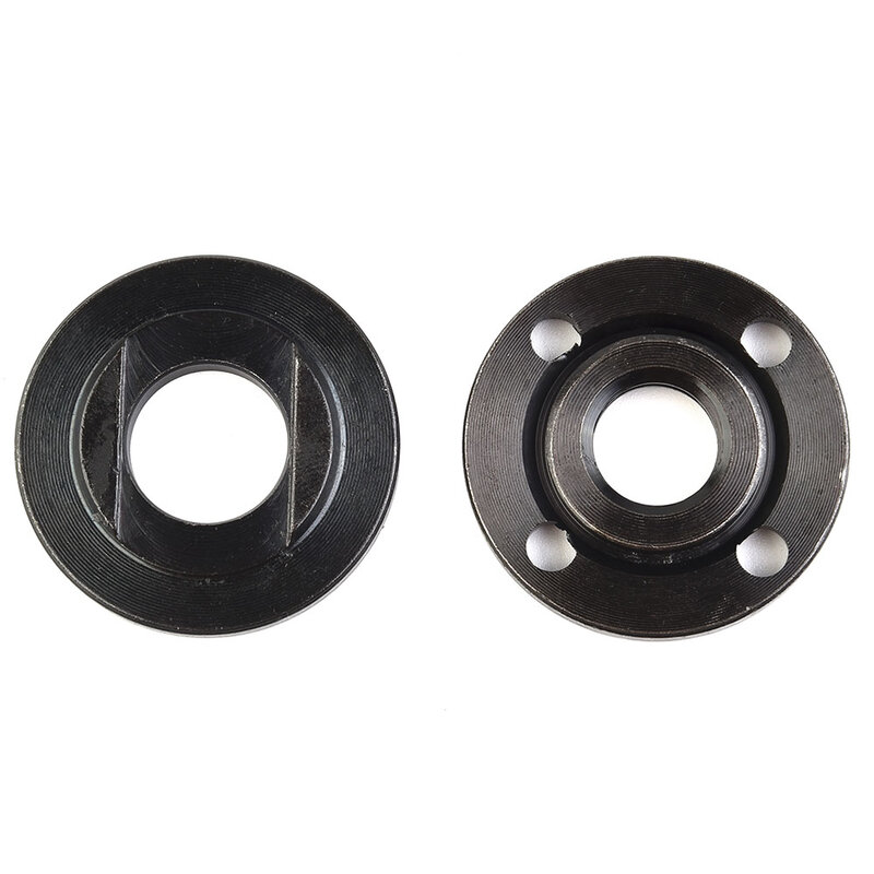 M14 Steel Lock Nuts Flange Nut, Inner and Outer Kit, Flange Spanner, Wrench Kit for Grinder Acessórios, W/ Lock Nut Tool
