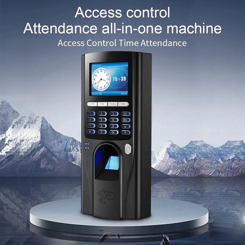 Máquina de Controle de Acesso com Impressão Digital Biométrica, Tempo, Controle de Acesso, Software Cloud, Solução de Integração, SDK, TCP/IP