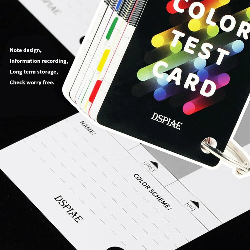 بطاقة اختبار اللون بالرش لطلاء النموذج ، بطاقة ملونة ورقية ، أدوات بناء نموذج التجميع ، بخاخ صنع هواية ذاتية الصنع
