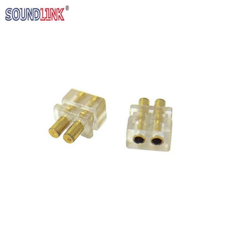 2PCS IEM Female Socket In-ear Monitor Earphone Jack 0.78 mm Pins Plug Cable Connector