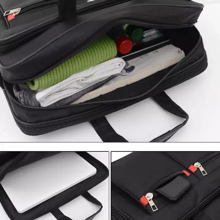 Wielofunkcyjne teczki biznesowe praktyczne dokumenty torby do przechowywania informacji koniecznie na podróż Laptop organizują akcesoria torebkowe