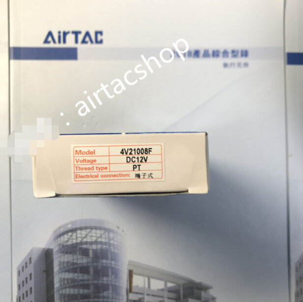 Airtacソレノイドバルブ、4v21008f、4v210-08、dc12v、新品、1個