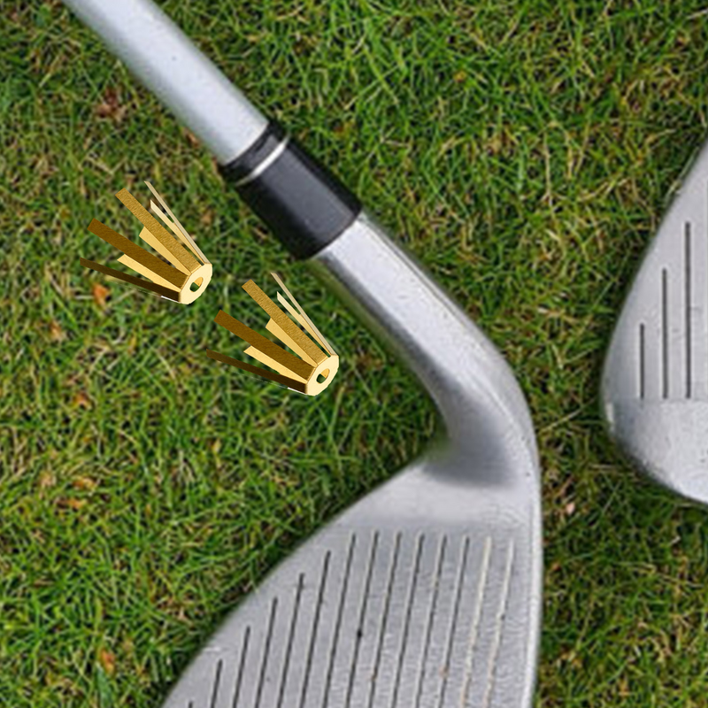Poros Golf kuningan Universal adaptor poros Golf gurita Shims perlengkapan Golf