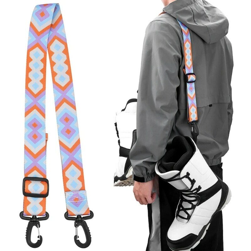 Cinghie per porta scarponi da sci e snowboard, imbracature per spalle, guinzagli, imbracature per trasporto scarponi, accessori