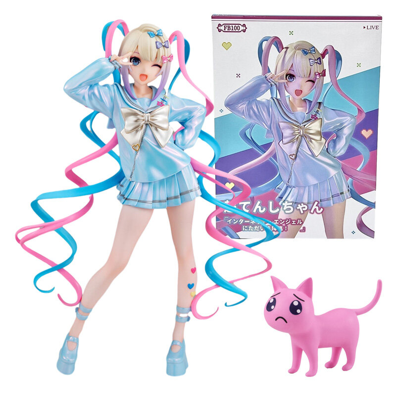 KAngel Needy Girl Overdose Anime Figure, Pop Up Parade, Action Figures, Virtual Uploader, PVC Collection Model, Ornements Toys, 17cm