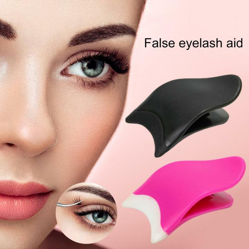 Useful Fake Eyelash Nipper Widen Handle Smooth Edge Fit Eye Contour Eyelash Applicator Beauty Supply