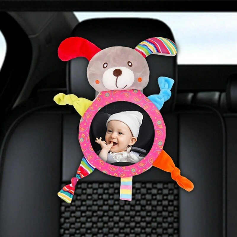 Espejo para asiento trasero de bebé, espejo de seguridad para coche infantil, más fácil de conducir