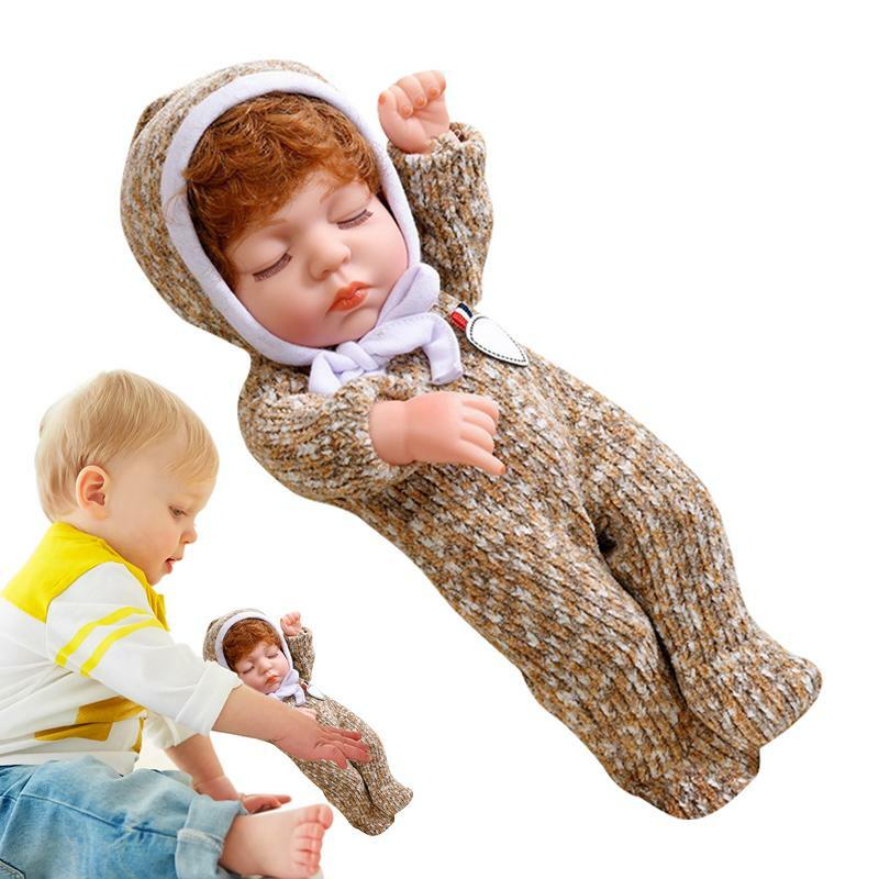 Кукла новорожденная силиконовая с подвижными конечностями, 30 см