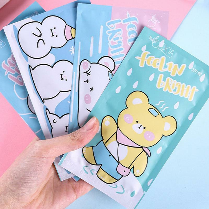 Cooling Patches For Kids 2pcs Fever Patch For Summer Cooling Self Adhesive Ice Crystal Portable Cooling Pad For Temple Forehead