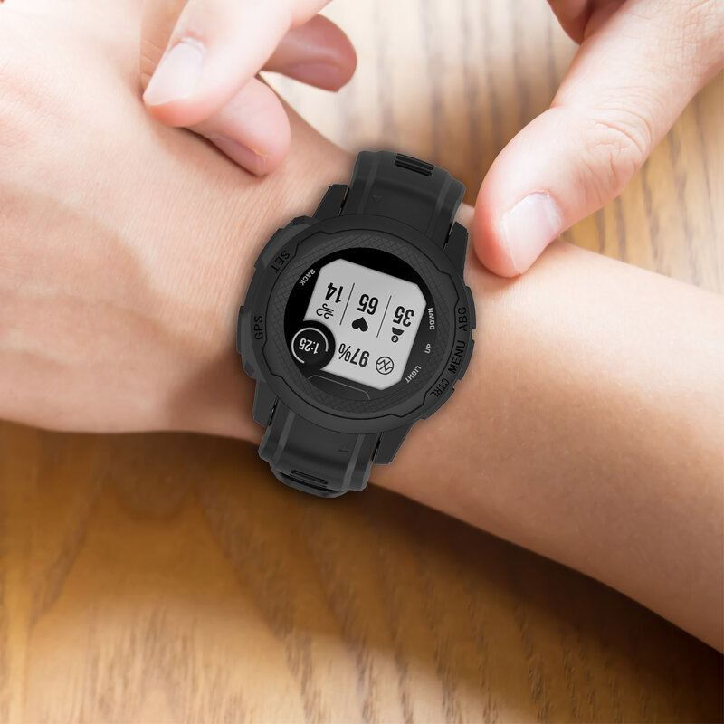 Bracelet de montre en Silicone, 20mm, pour montre connectée Garmin Instinct 2S, 46mm, 45mm, sport, accessoires, fournitures