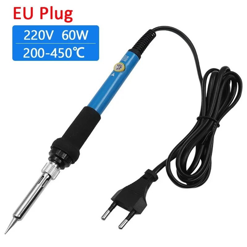 220V 110V 60W Electric Soldering Iron New Adjustable Temperature Soldering Iron Welding Station Heat Pencil Tips Repair Tools