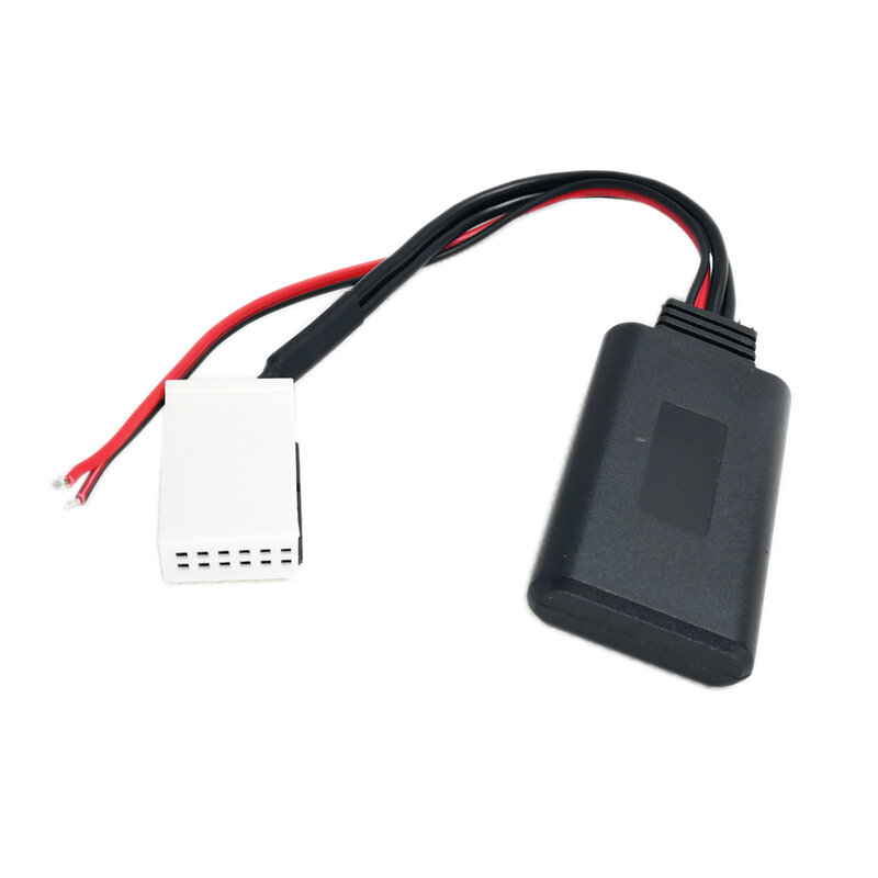 Samochodowy moduł Bluetooth AUX-in Audio MP3 Adapter muzyczny Złącze 12-pinowe Mikrofon Zestaw głośnomówiący do modelu radiowego Peugeot RD4