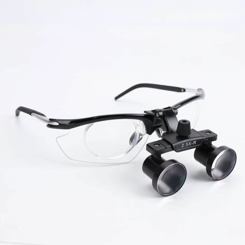 2.5X Surgical Loupes Dental Loupes Can With LED Headlight Medical Magnifier Binocular Magnifying Glass