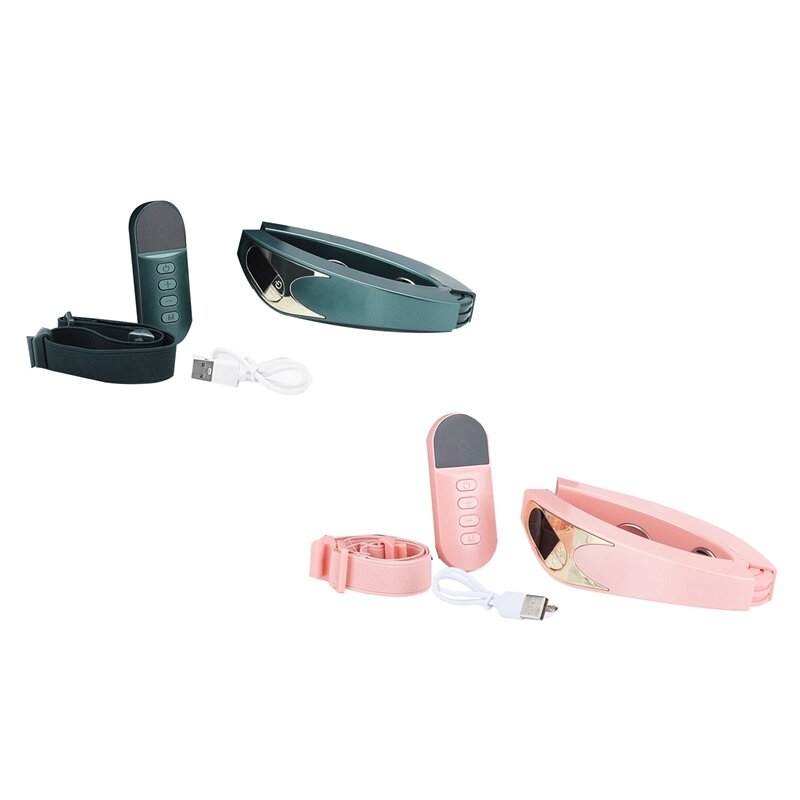 Dispositivo EMS V-Face Lift, dispositivo de rejuvenescimento da pele, vibração dupla, massageador remoto sem fio, 6 modos