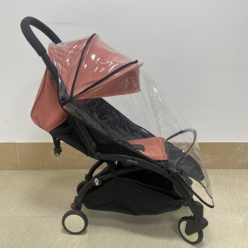 Raincoat Stroller Rain Cover for YOYO/YOYA Safety EVA Material Wind Water Proof 1:1 Design Full Protect Stroller Accessories